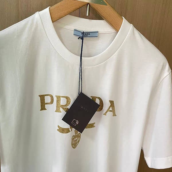 プラダ コピー★ロゴ コットン Tシャツ puq21122